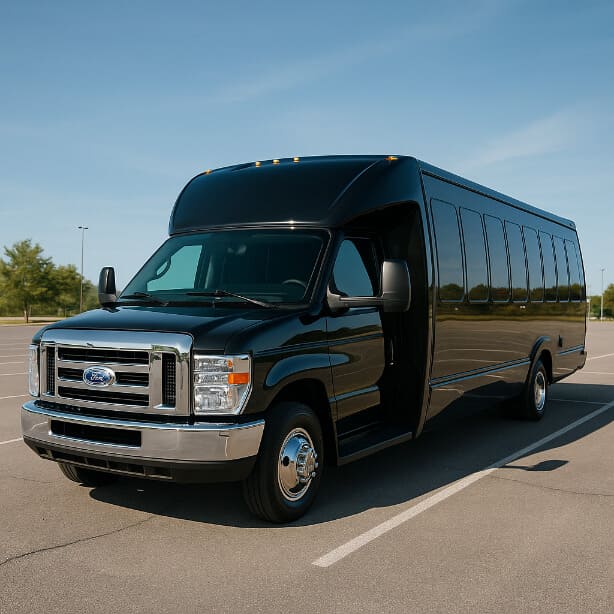 Huntington Beach Shuttle Bus Rentals 18 Passenger Shuttle Bus