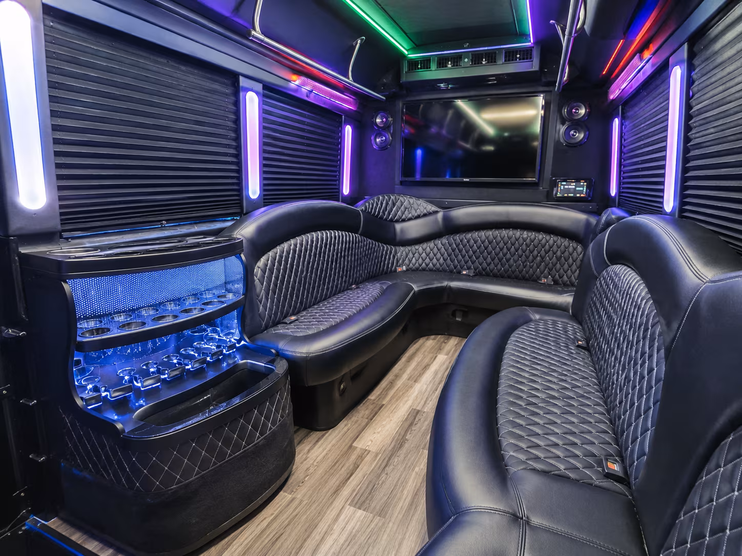 affordable huntington beach prom party bus prices split across your group