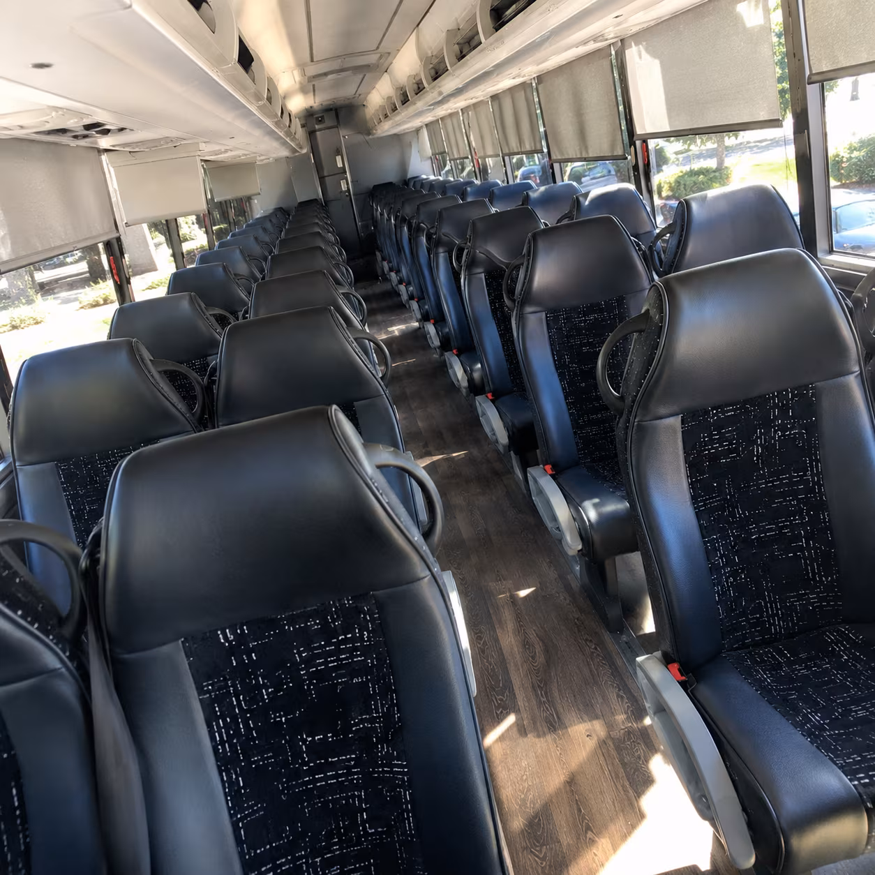 huntington beach charter bus interior gallery